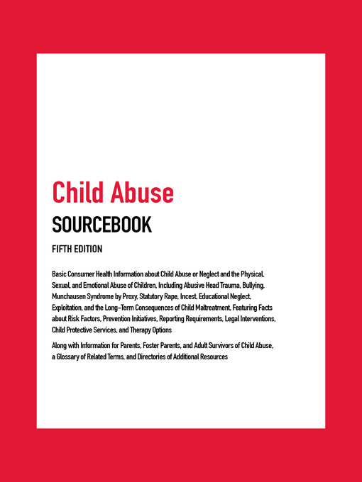 Title details for Child Abuse Sourcebook by Angela L. Williams - Available